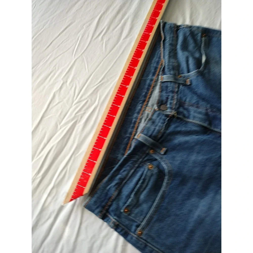 Levi's 514 Men's 36x32 Medium Wash Slim Straight Fit Stretch Denim Blue Jeans